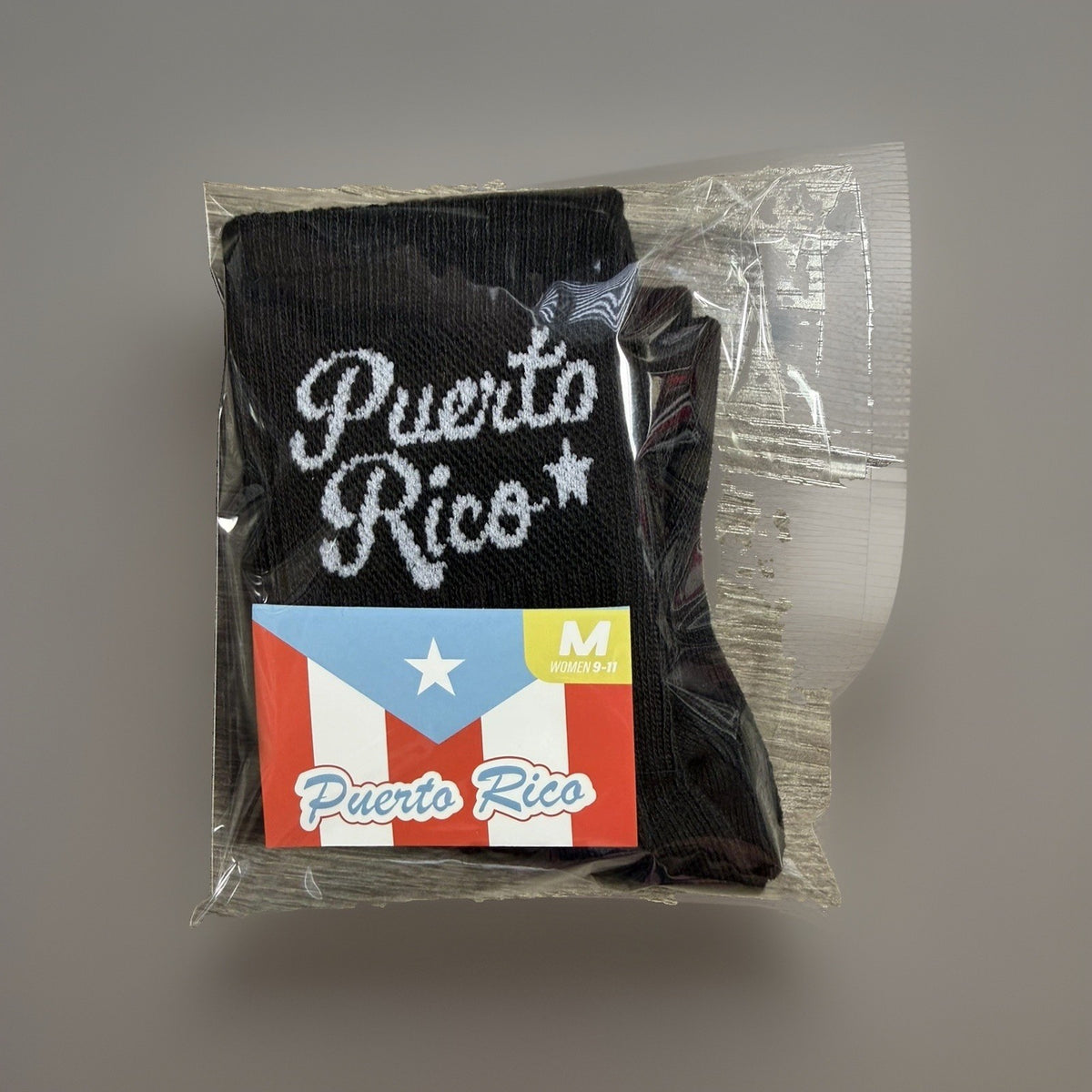 Puerto Rico Rican Socks 1 pair Crew Boricua