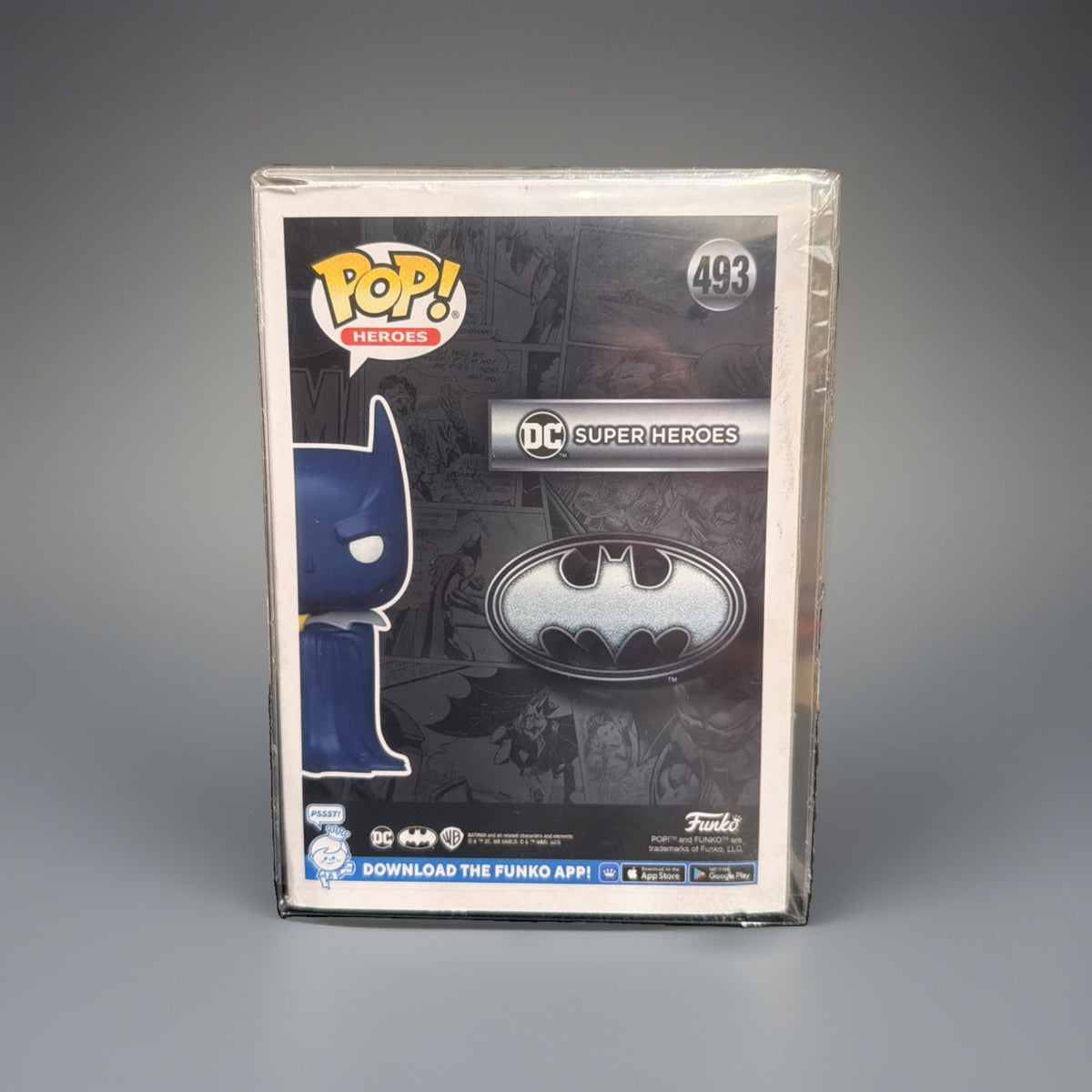 Funko Pop Heroes Batman 493 Target Exclusive Vinyl Figurew/Protective Cover