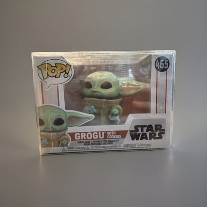 Funko Pop! Vinyl: Star Wars - Grogu with Cookie #465 w/Protective Cover