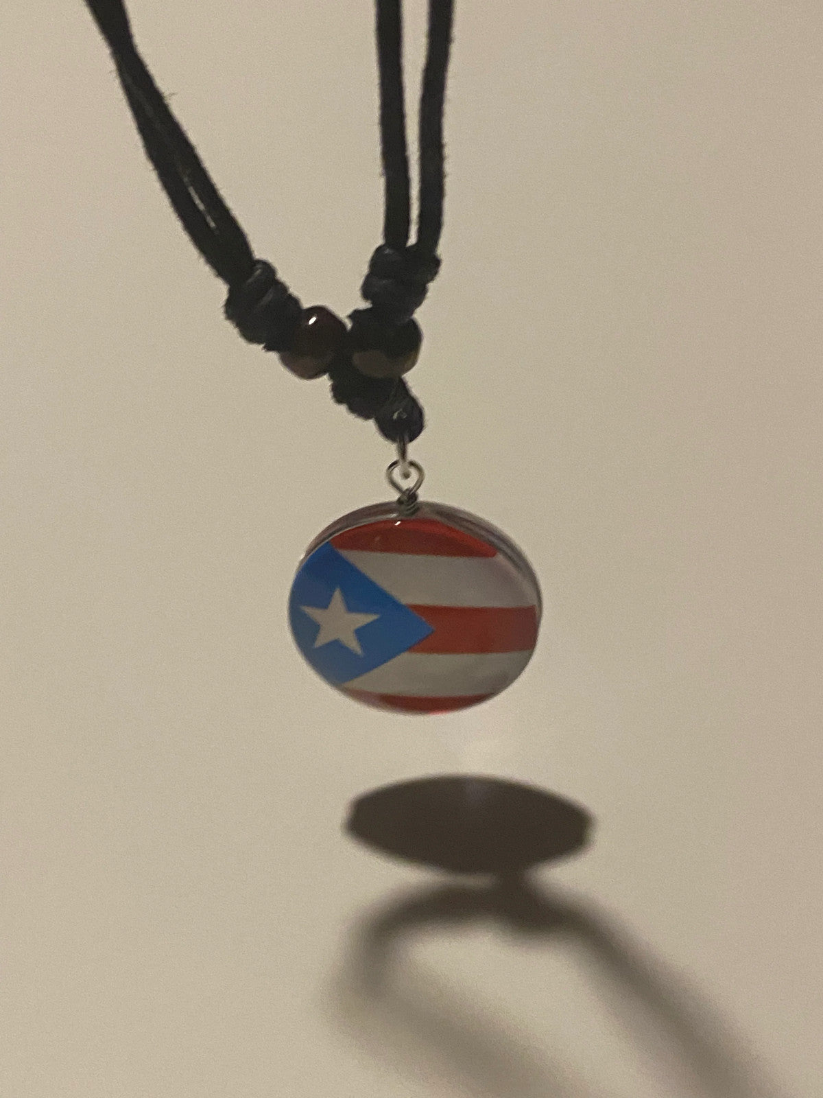 Puerto Rico Necklace with Flag