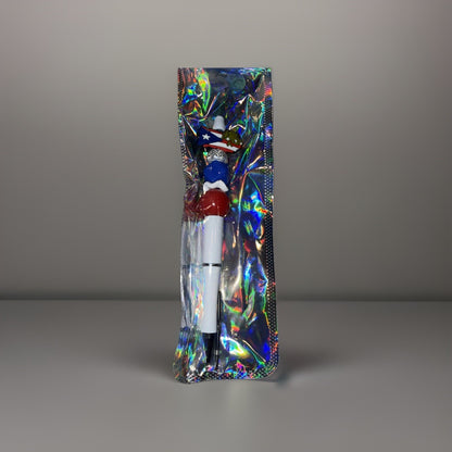 Puerto Rico Custom Handmade Beaded Pen PR Map with Flag and Coqui