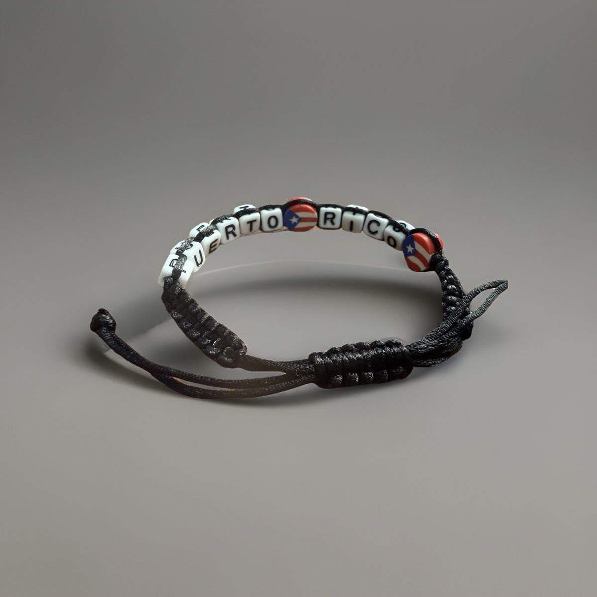 Puerto Rico Letters Unisex Macrame Bracelet