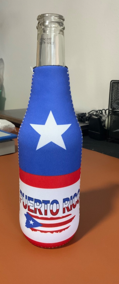 Puerto Rico Flag bottle Sleeve