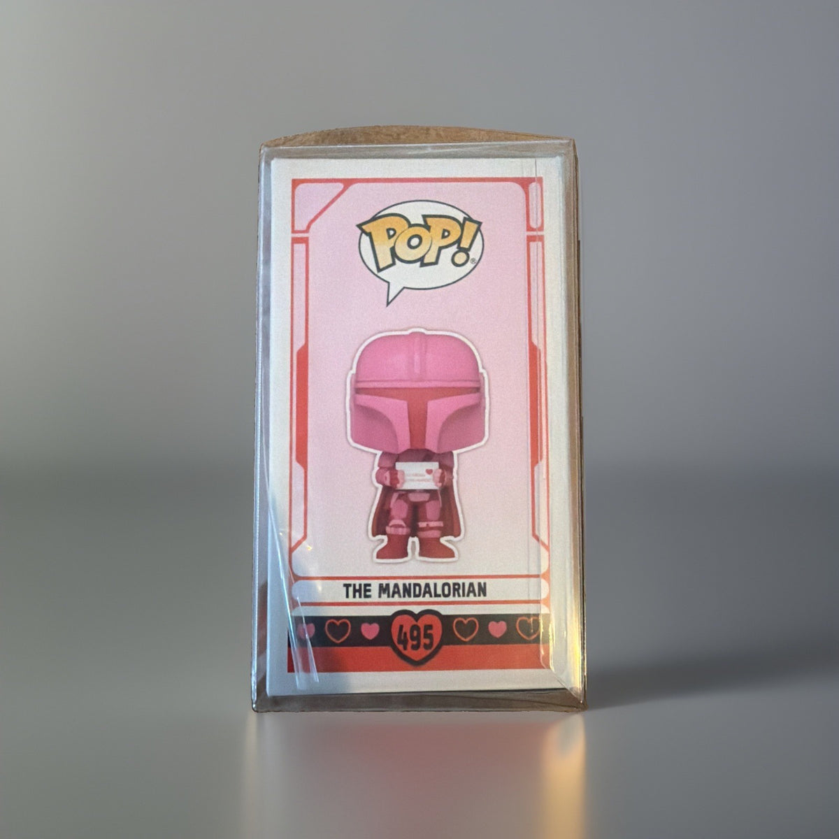 Funko Pop! Vinyl: Star Wars - The Mandalorian (Pink) #495 w/Protective Cover