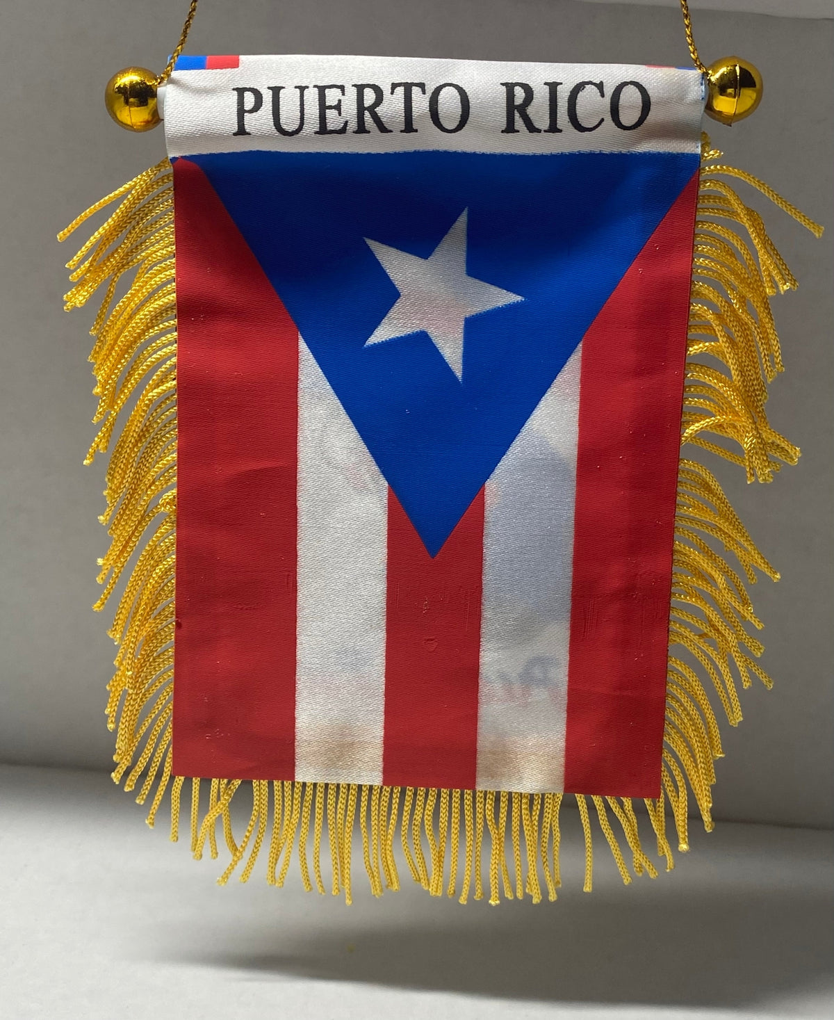 Puerto Rico Mini Banner Boricua Boy Car Window Flag