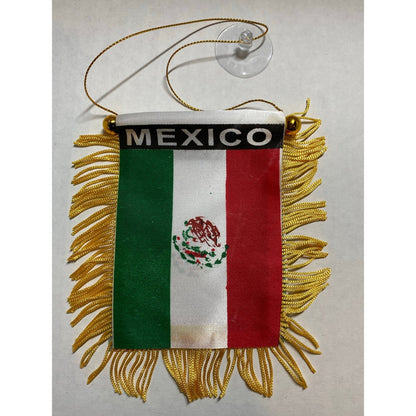 Mexico Mini Banner Red Eagle 4 X 6