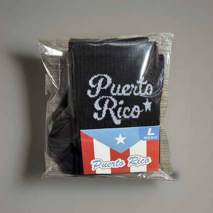 Puerto Rico Rican Socks 1 pair Crew Boricua