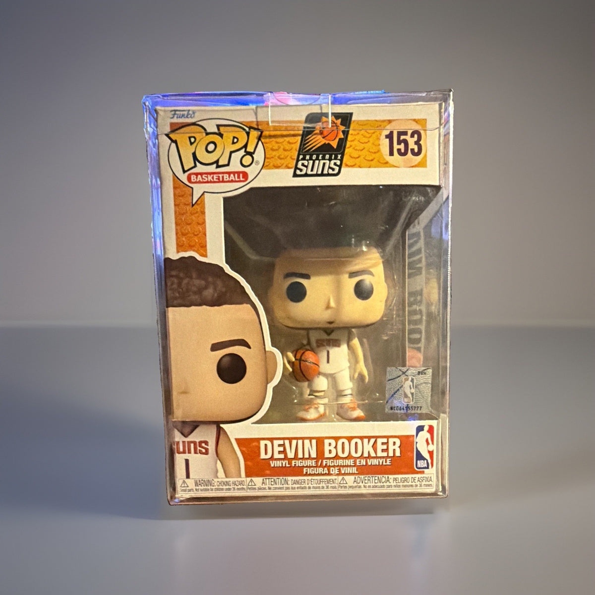 Funko Pop! NBA Basketball Devin Booker Phoenix Suns #153 w/Protective Cover
