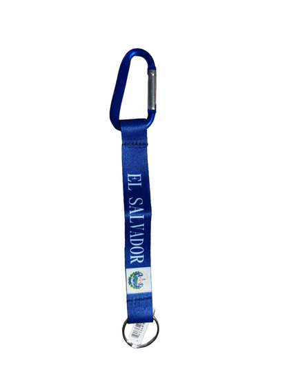 El Salvador Lanyard with Secure Carabiner Clip & ID Holder