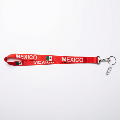 Mexico Lanyard ID  Holder Keychain