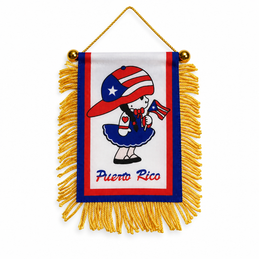 Boricua Girl banner by itself on white