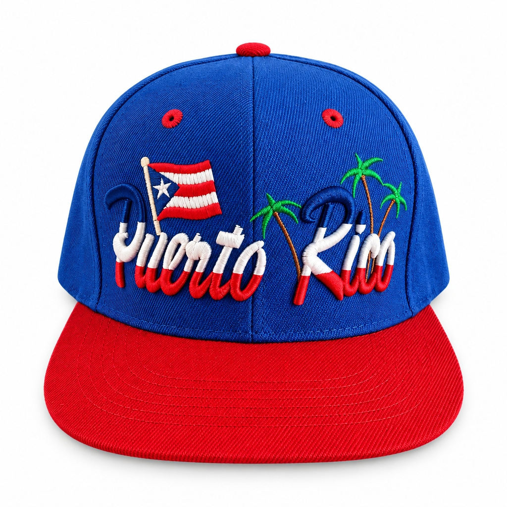 Clean cap photo 2, blue crown and red brim with script