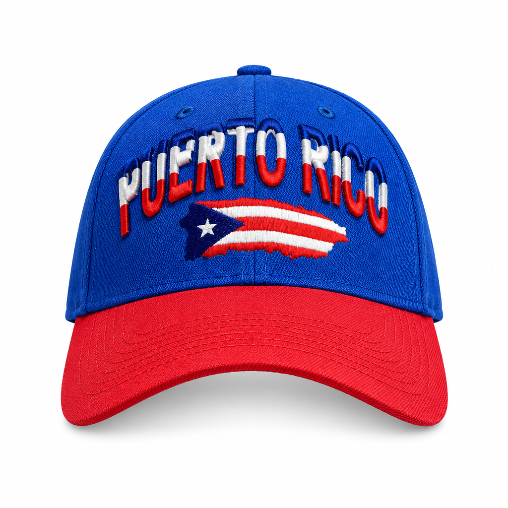 Clean cap photo 5, blue crown and red curved brim