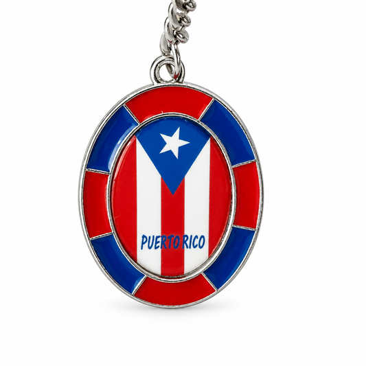 Cleaned Puerto Rico keychain photo