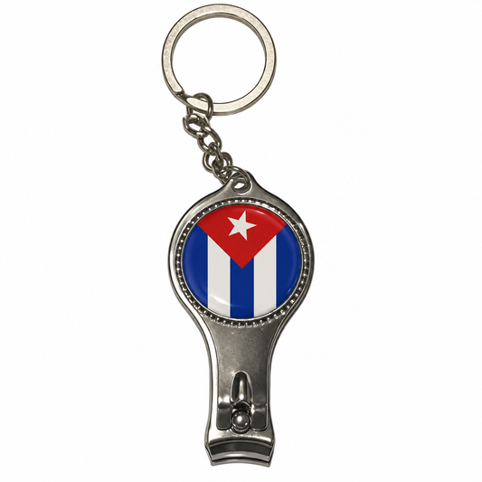 Cuba nail clipper keychain