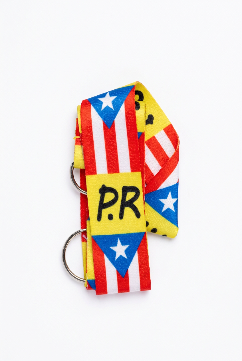 Puerto Rico lanyard stock-style photo