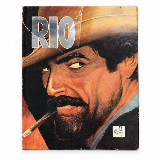 Rio by Doug Wildey signed hardcover on white background